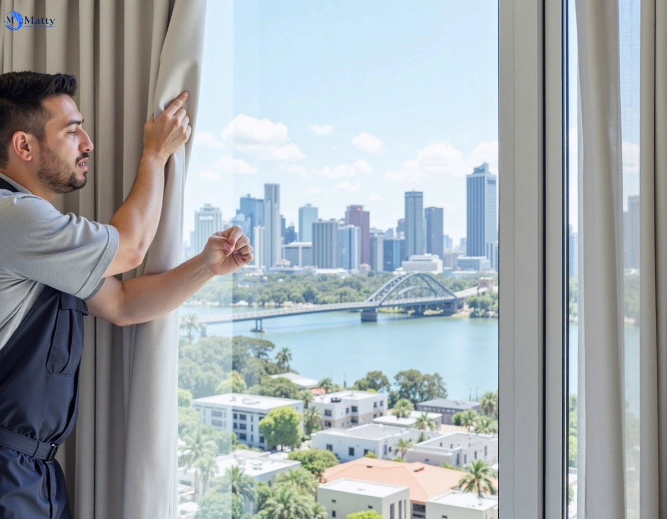 Professional curtain steam cleaning service la-perouse-nsw QLD by Matty Curtain Cleaning